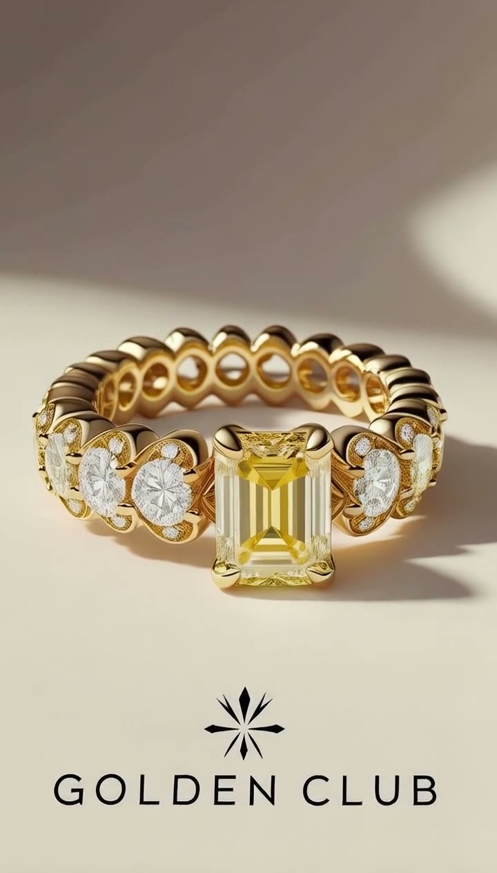 Fancy Yellow Diamond Engagement Ring
