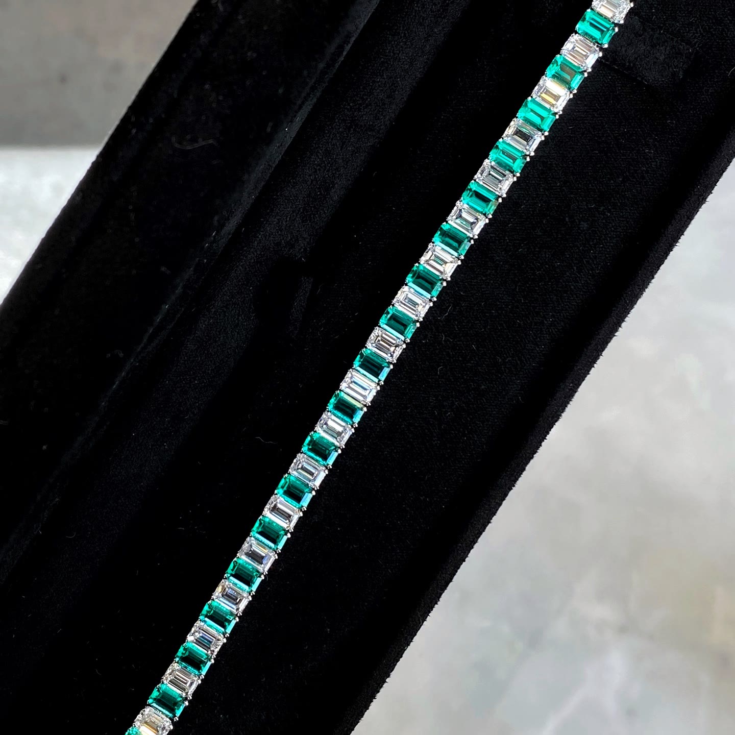 Veronica Emerald-Cut Lab-Grown Diamond Bracelet — product photo 1 of 1