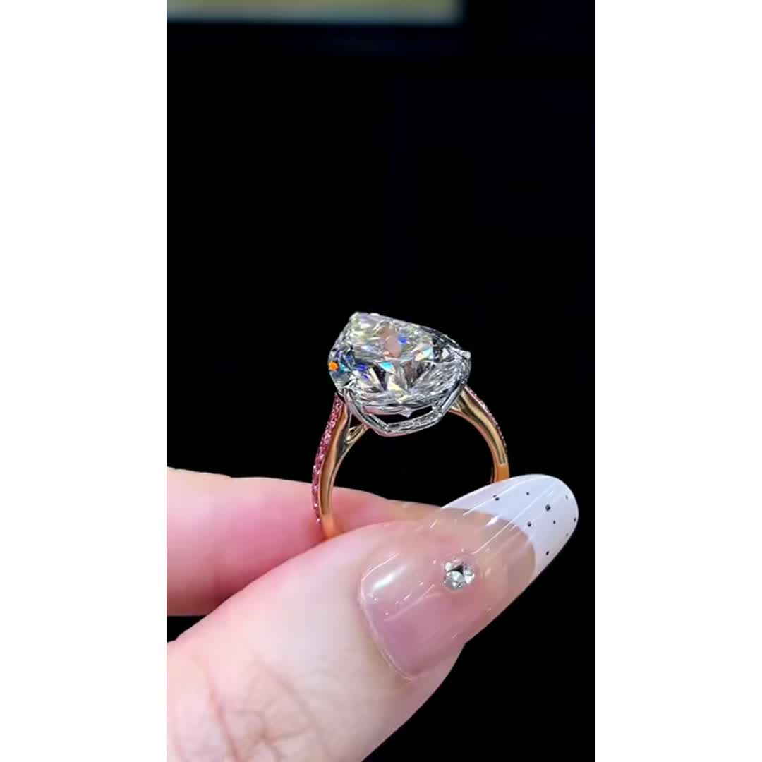 Celine Pear Diamond Ring — product photo 2 of 4