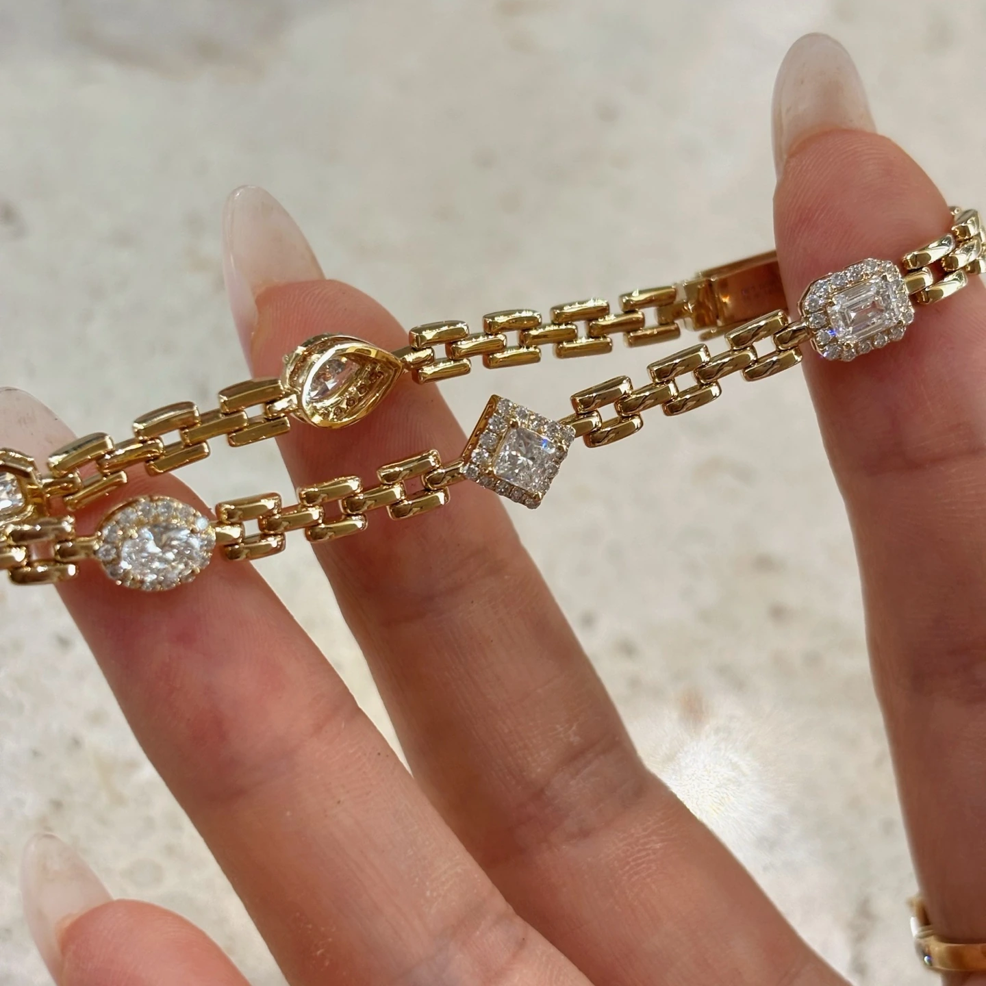 Brielle Diamond Link Bracelet — product photo 4 of 6