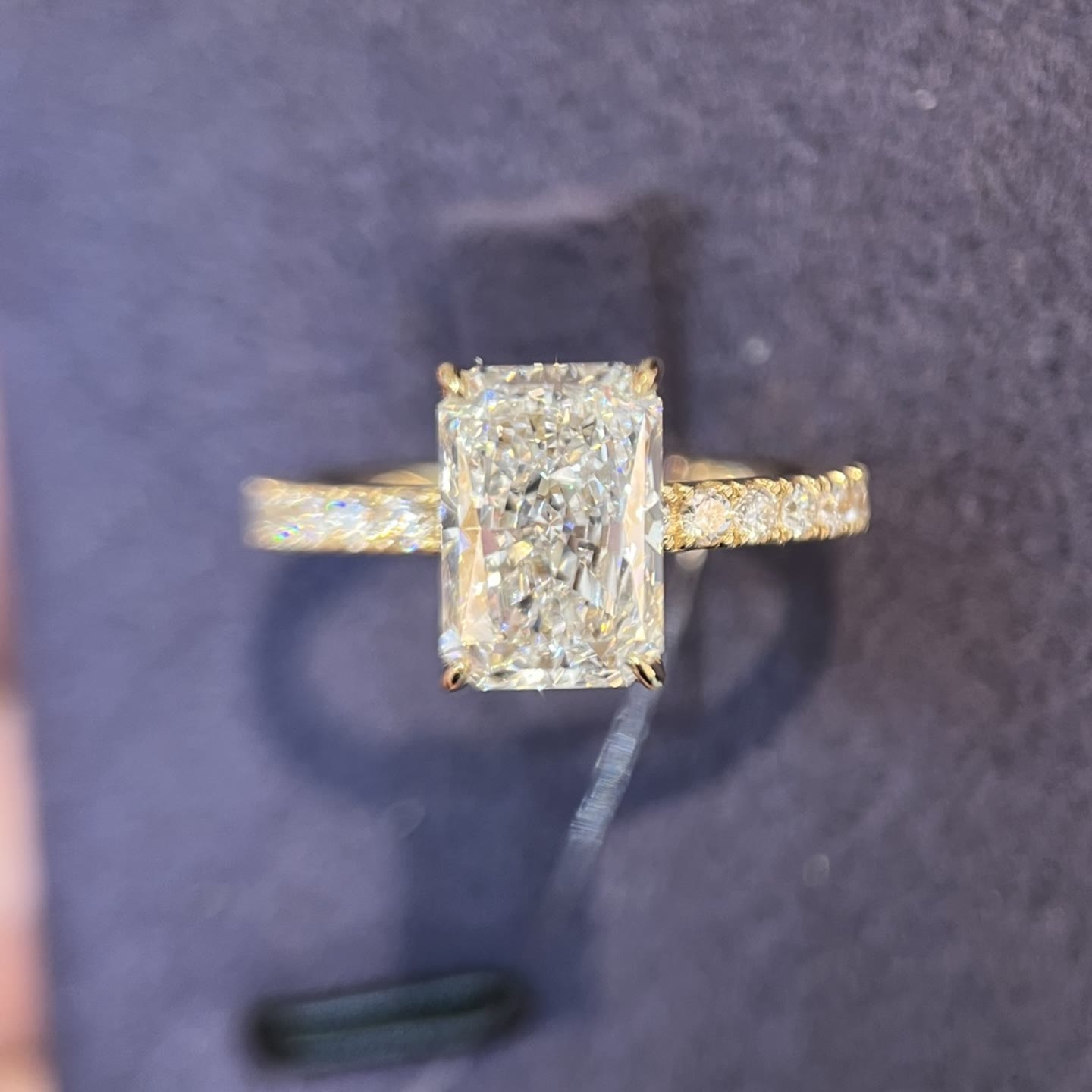 Bianca Radiant-Cut Lab-Grown Diamond Ring — product photo 1 of 1