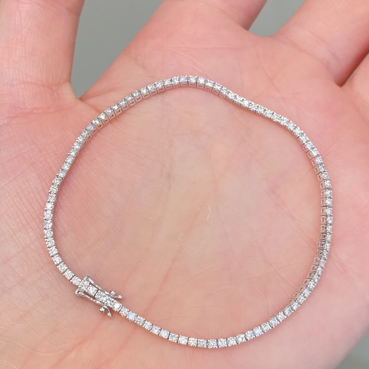 Ultra-Fine Diamond Bracelet — product photo 4 of 4