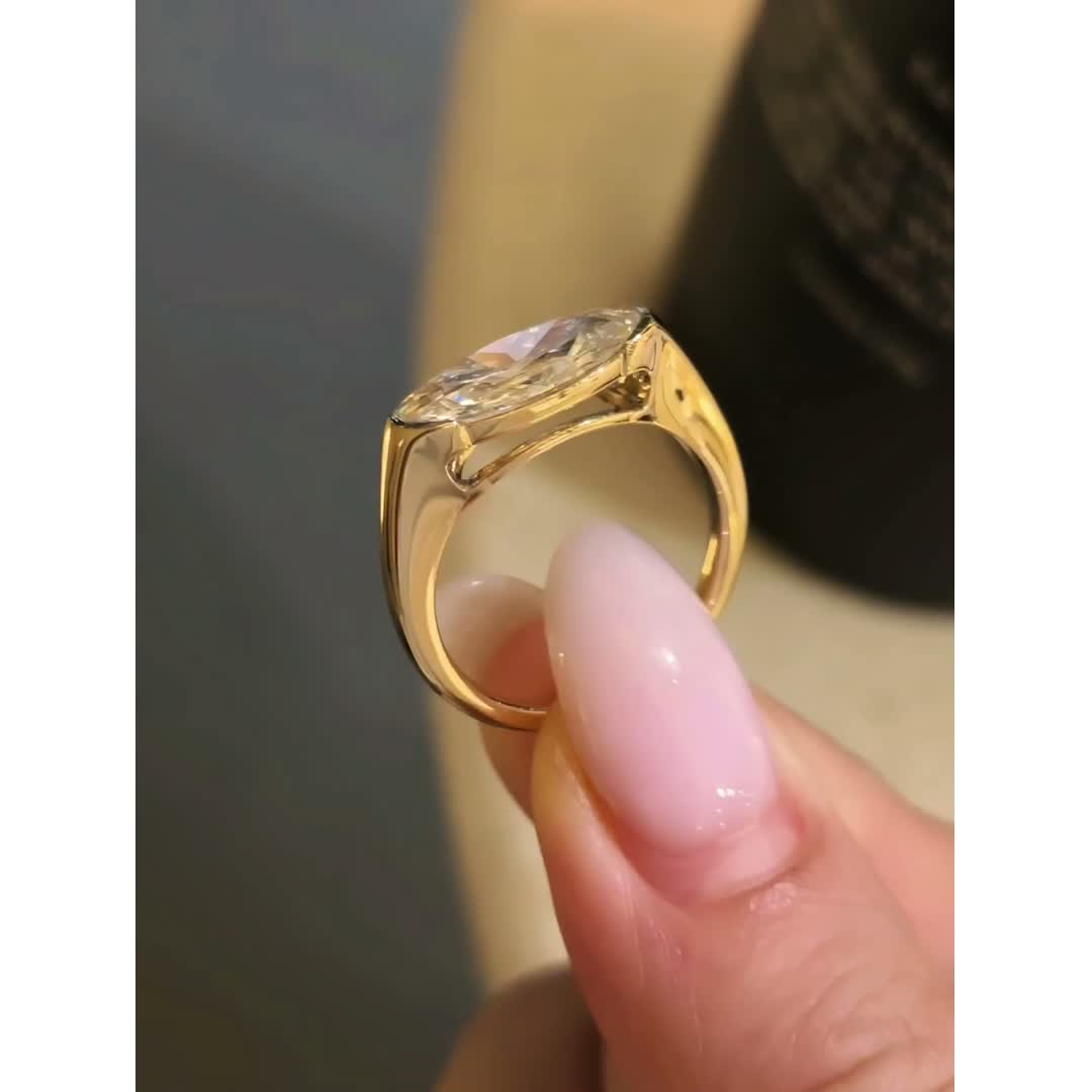 Fiona Solitaire Diamond Ring — product photo 2 of 4