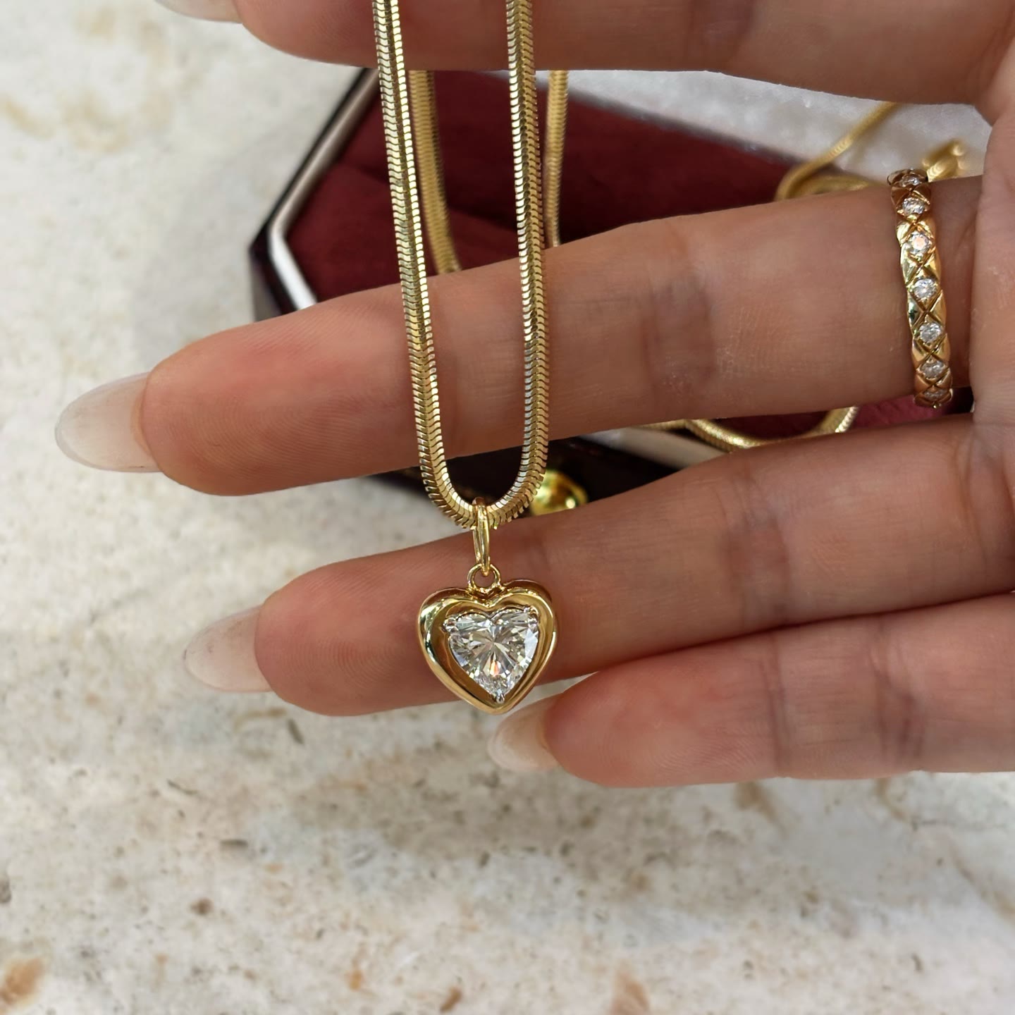 Marlowe Pendant Lab-Grown Diamond Necklace — product photo 1 of 6