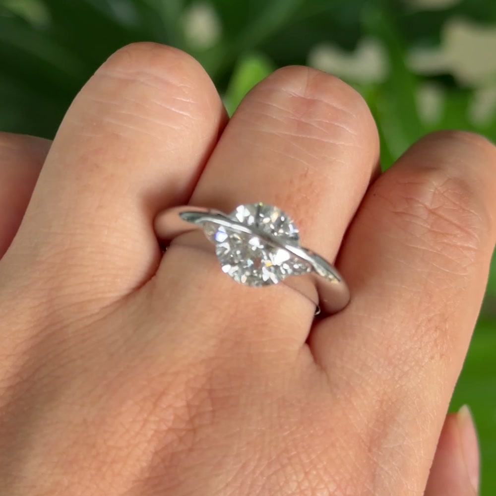 Planet Dancing Diamond Ring – Floating Lab Diamond Solitaire Ring — product photo 3 of 6