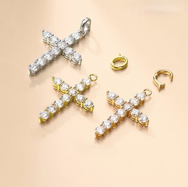 Luxury Cross Pendant with Universal Openable Clasp (2 Sizes Available) — product photo 2 of 6