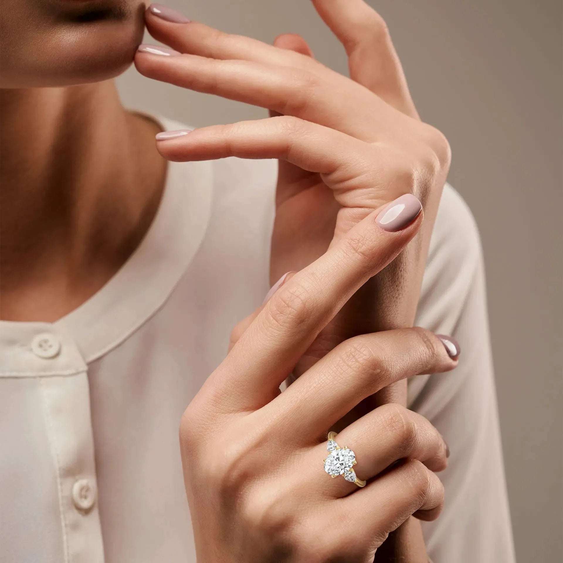 Three Stone Nova Lab-Grown Diamond Ring — product photo 4 of 6