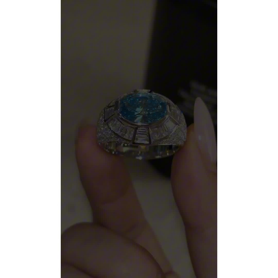 Vivienne Men’s Diamond Ring — product photo 2 of 4