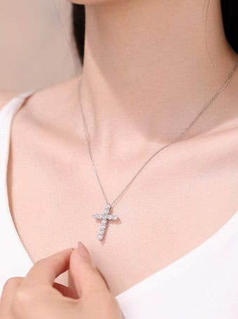 Luxury Cross Pendant with Universal Openable Clasp (2 Sizes Available) — product photo 5 of 6