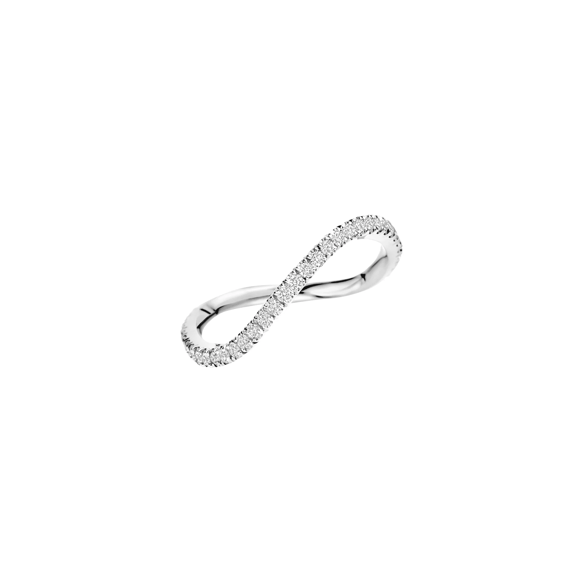 Infinity V-Curve Full Eternity Lab-Grown Diamond Band — product photo 5 of 6