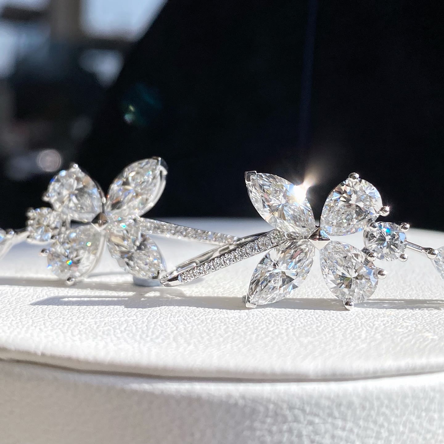 Octavia Pear-Cut Lab-Grown Diamond Earrings — product photo 1 of 1
