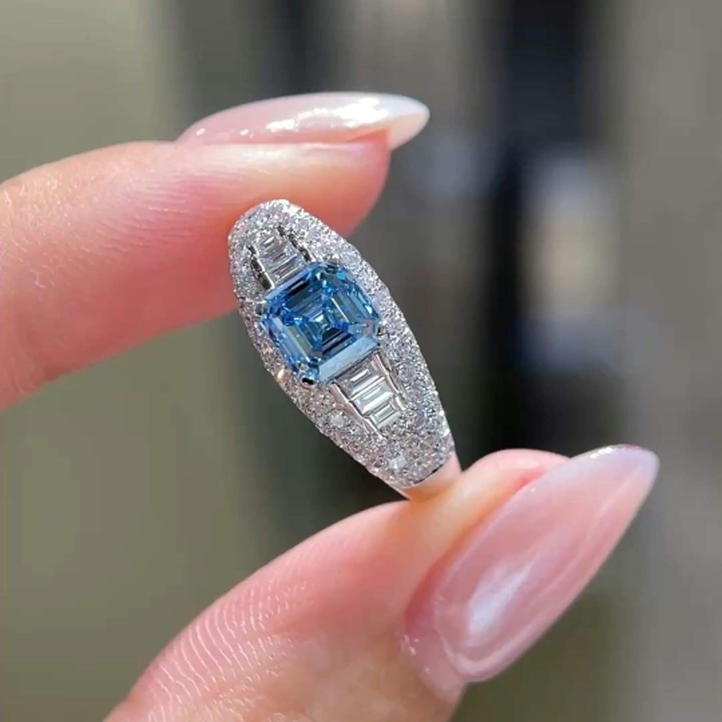 Adeline Cushion-Cut Lab-Grown Diamond Ring — product photo 1 of 1