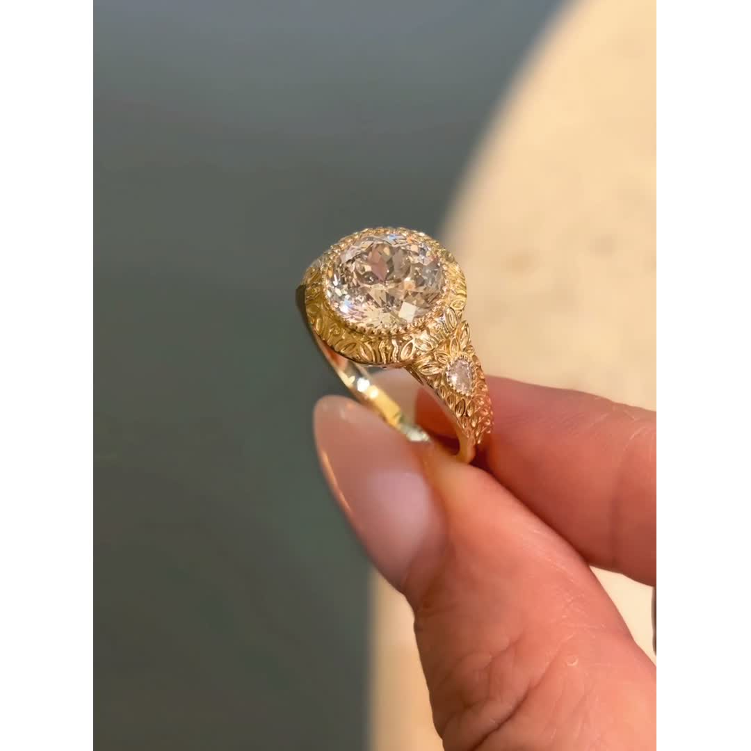 Iris Statement Diamond Ring — product photo 2 of 4