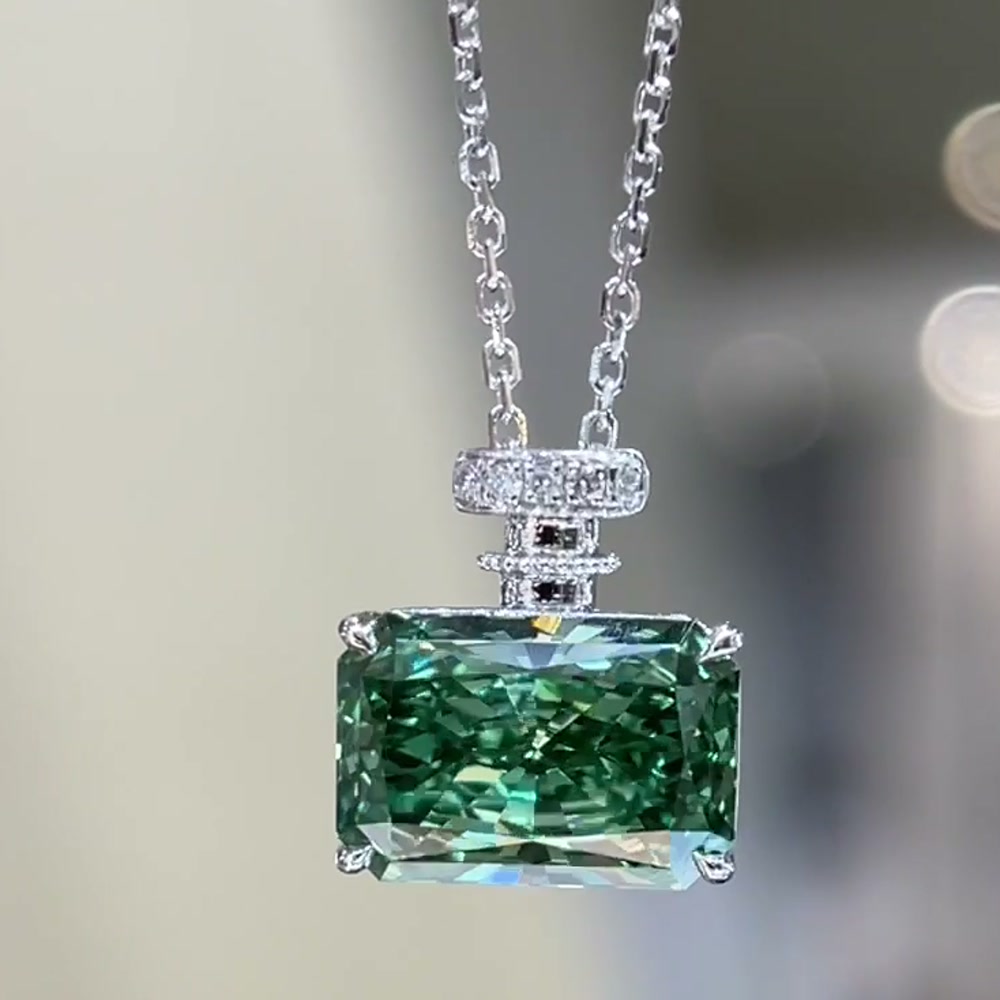 Delphine Lab Diamond Perfume Bottle Necklace — product photo 3 of 6