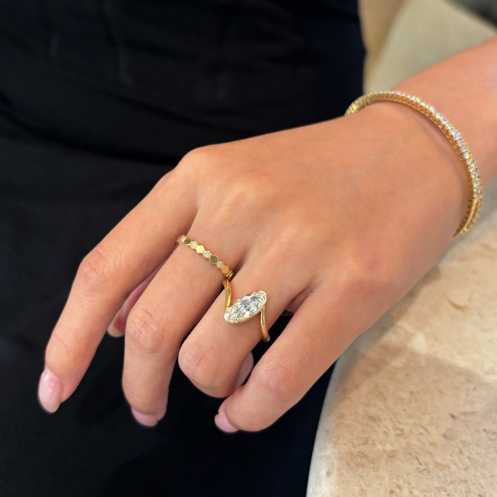 Maribel Designer Lab-Grown Diamond Ring — product photo 3 of 4
