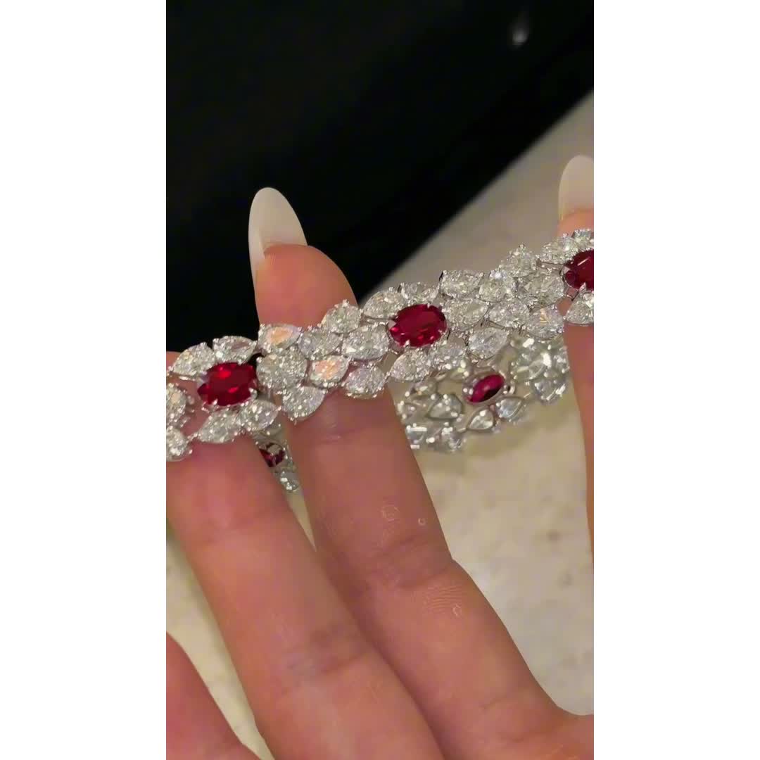 Rhea Colored-Gemstone Diamond Bracelet — product photo 4 of 4