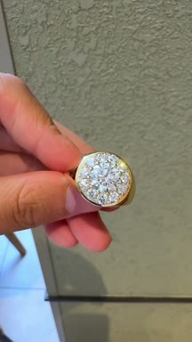 Aurelia Georgian-Inspired Round Lab-Grown Diamond Ring — product photo 3 of 5