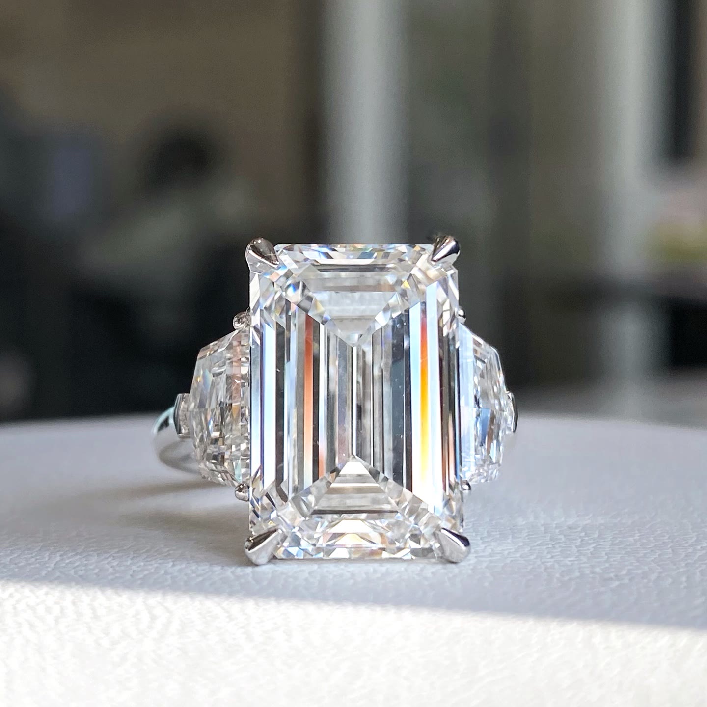 Althea Emerald-Cut Lab-Grown Diamond Ring — product photo 1 of 1