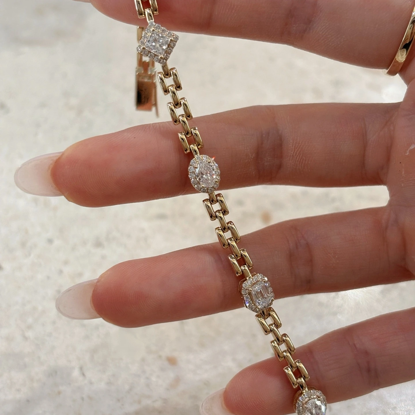 Brielle Diamond Link Bracelet — product photo 6 of 6