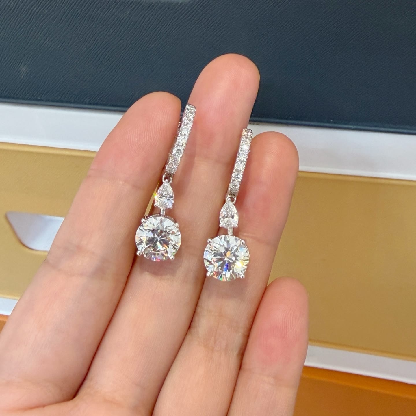 Sabrina Hoop Lab-Grown Diamond Earrings — product photo 1 of 1