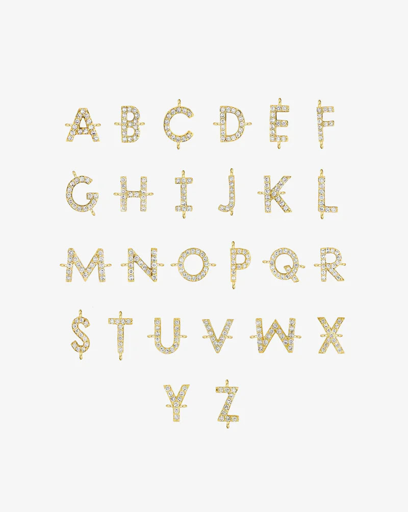Initial Letter Lab-Grown Diamond Bracelet — product photo 4 of 5