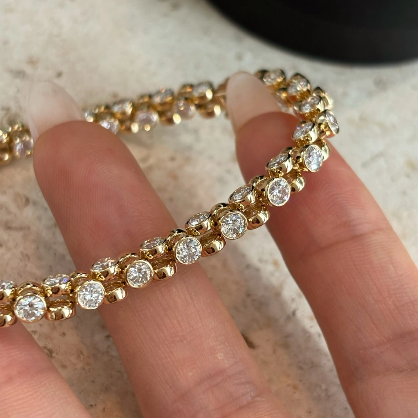 Soleil Yellow-Gold Diamond Bracelet — product photo 1 of 6