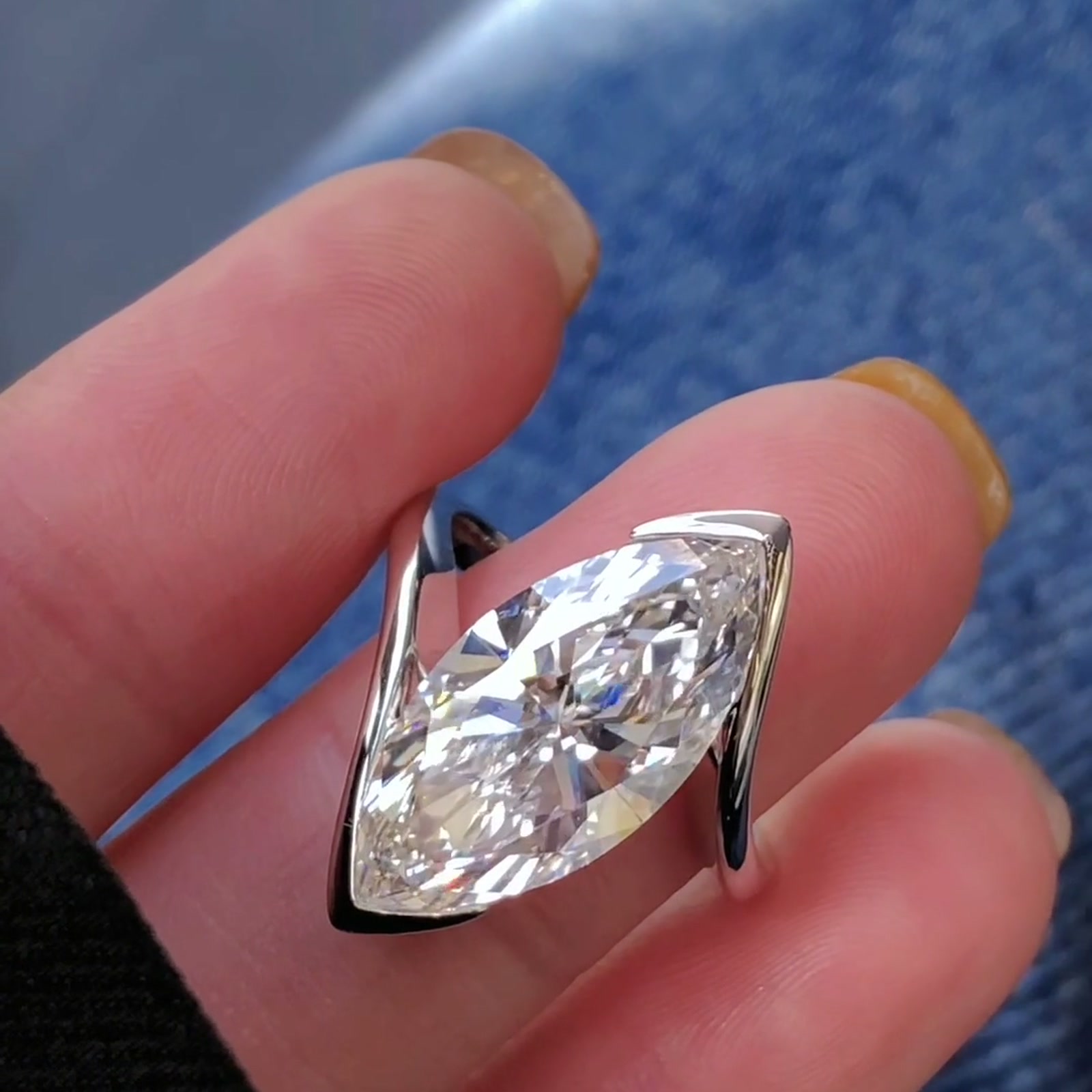 Marquise Lab-Grown Diamond Ring Collection — product photo 4 of 4