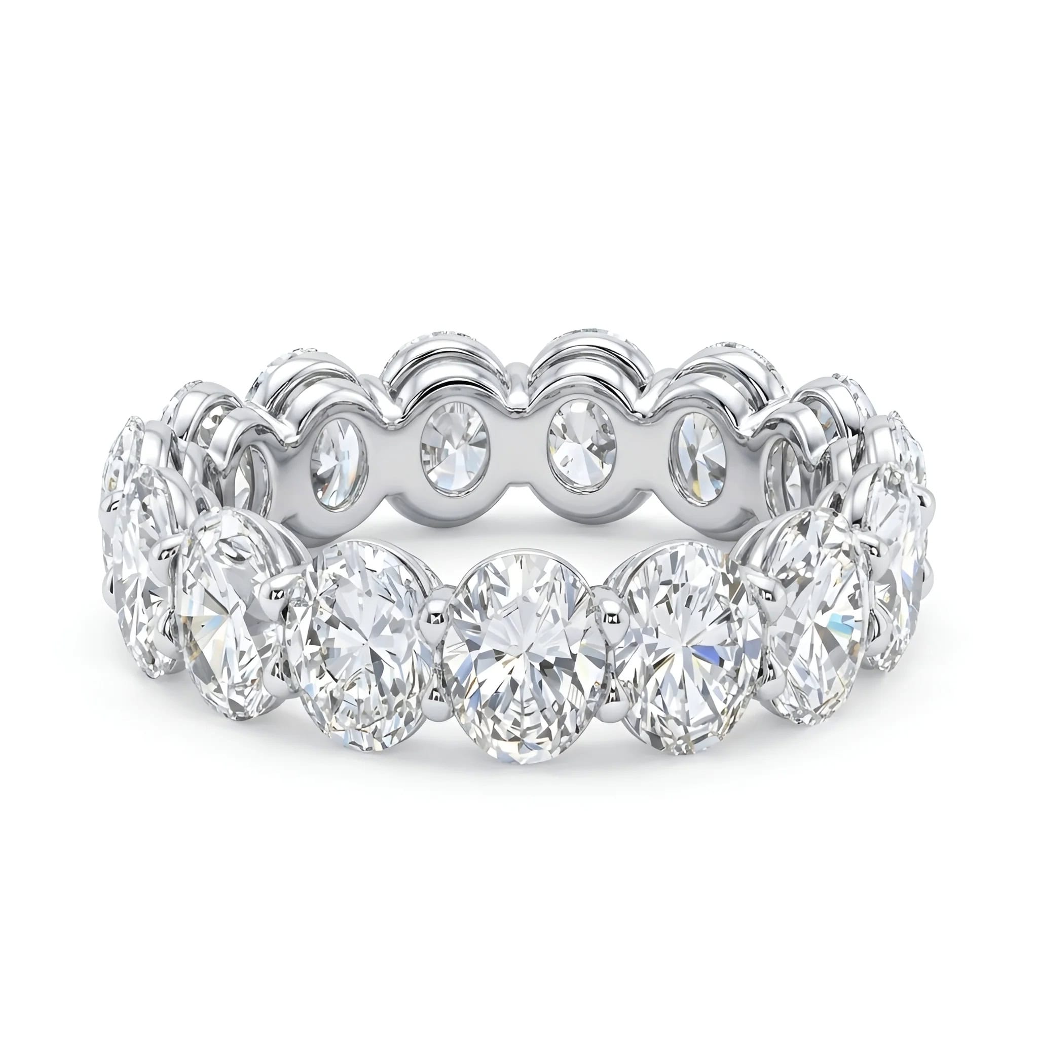 Oval Lab-Grown Diamond Eternity Band — product photo 3 of 4