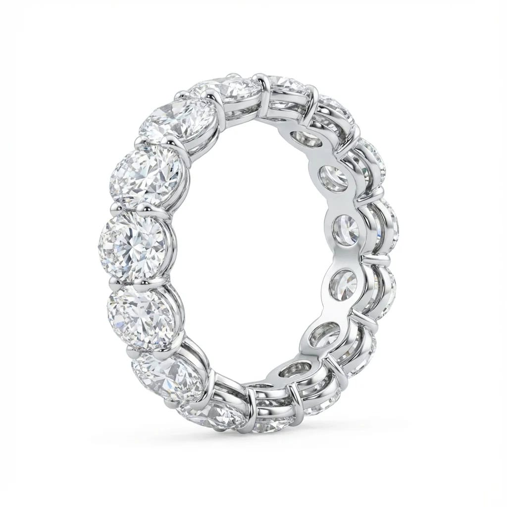 Oval Lab-Grown Diamond Eternity Band — product photo 4 of 4