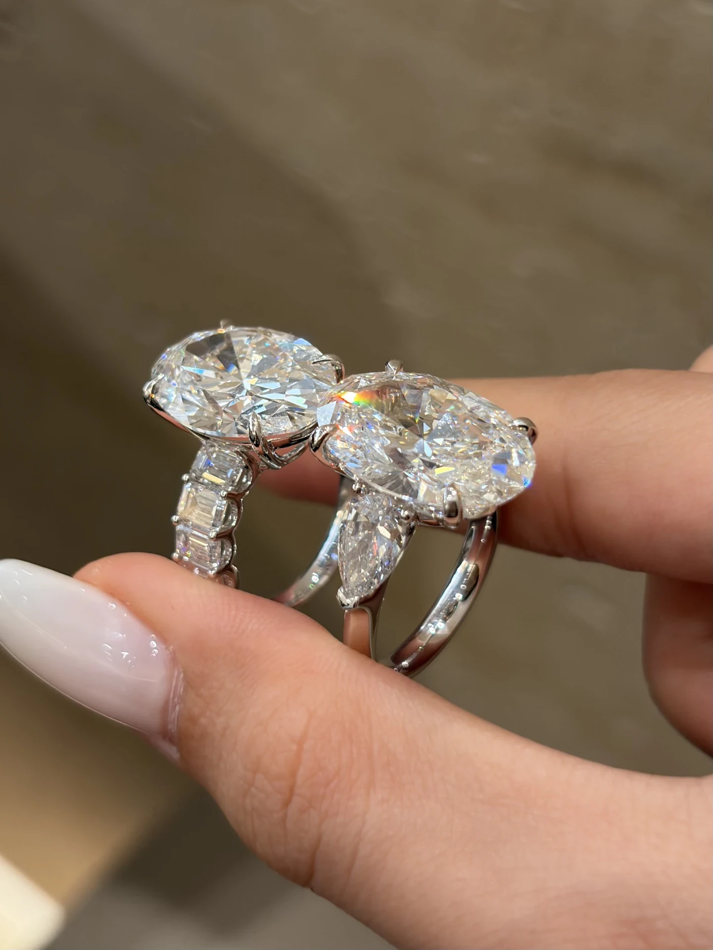 101090 10ct Oval Lab-Grown Diamond Ring Collection — product photo 4 of 6