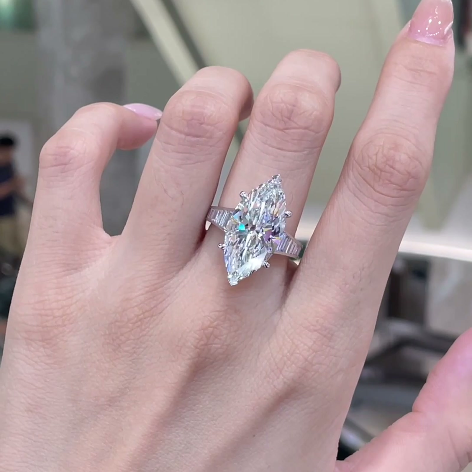 Octavia 8ct Marquise Lab-Grown Diamond Ring — product photo 4 of 4