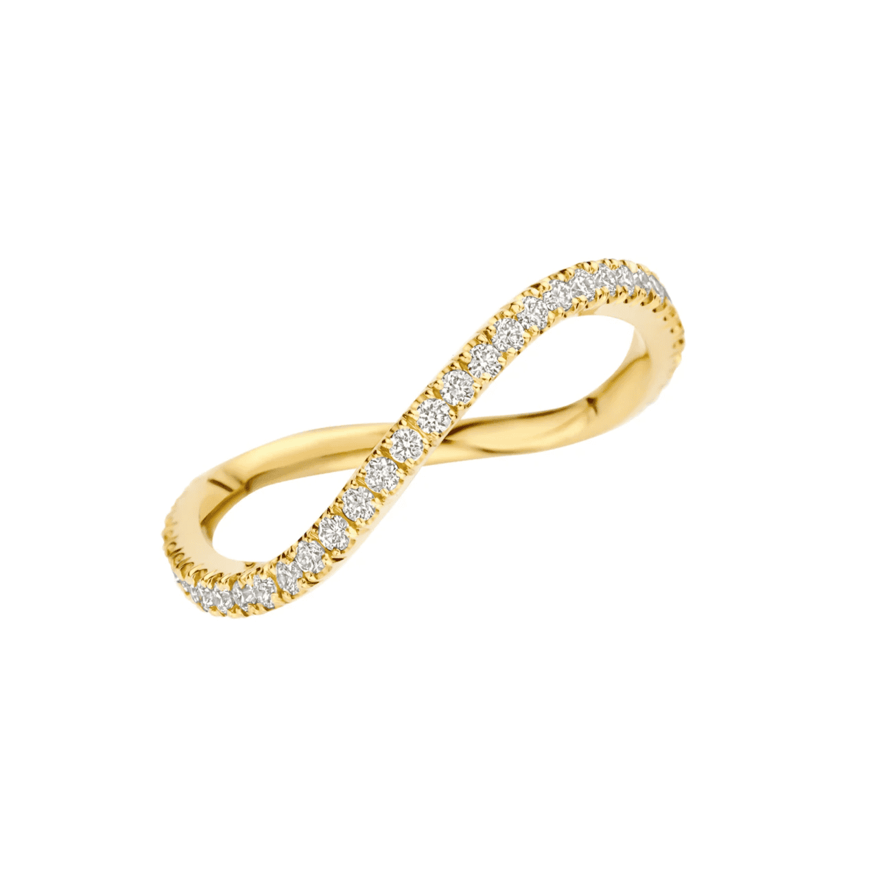 Infinity V-Curve Full Eternity Lab-Grown Diamond Band — product photo 6 of 6