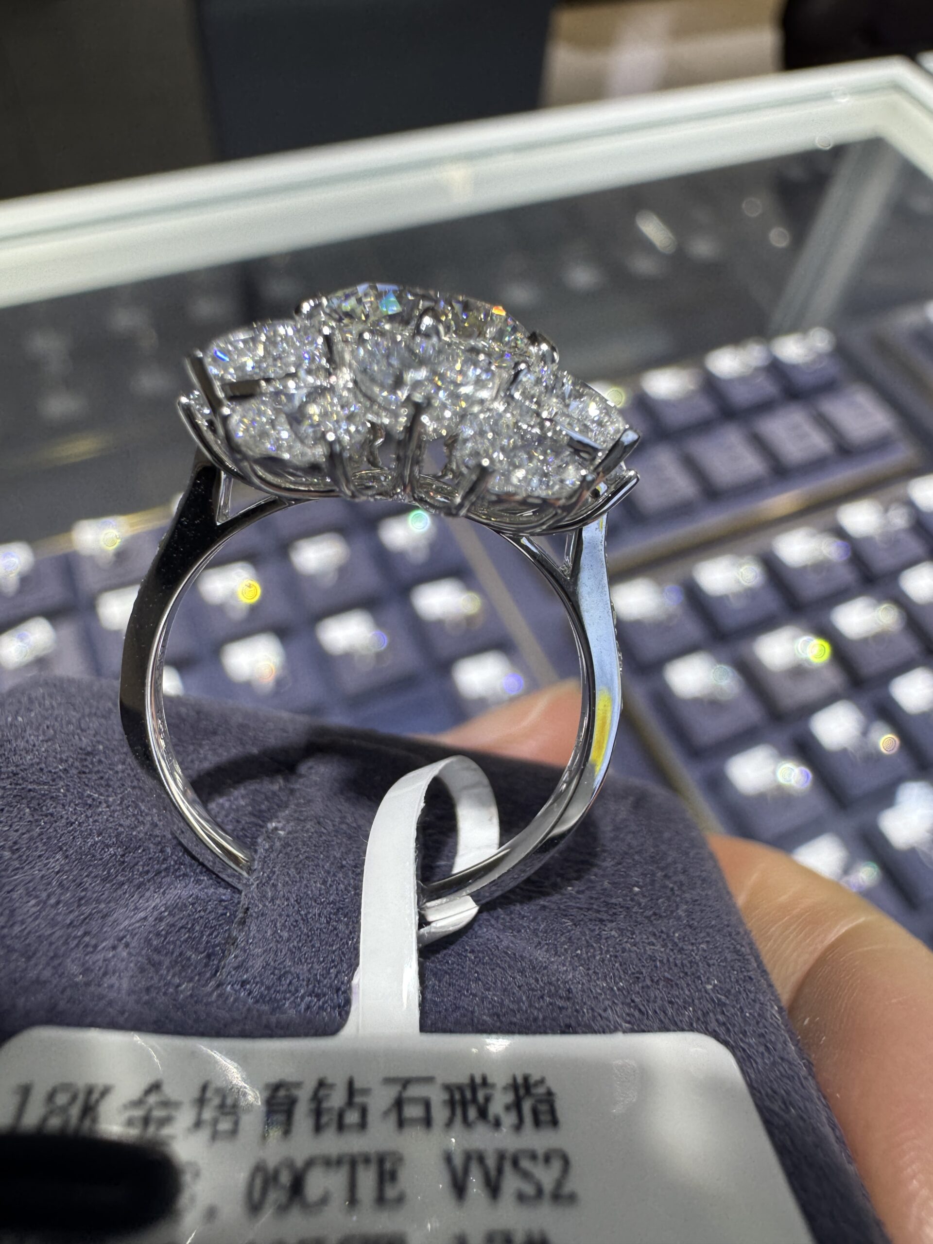 Rosalie Heart Halo Lab Diamond Ring — product photo 5 of 5