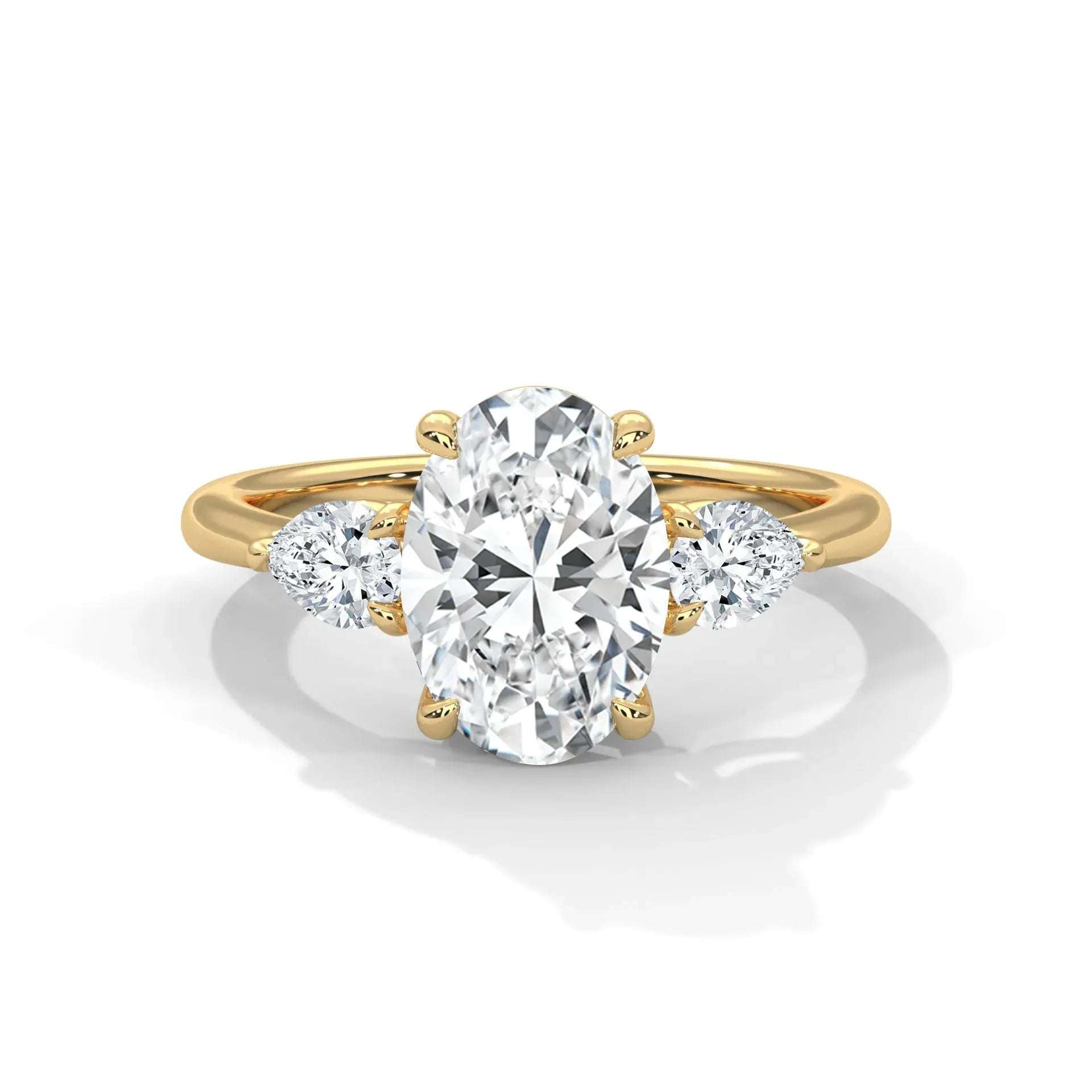Three Stone Nova Lab-Grown Diamond Ring — product photo 2 of 6