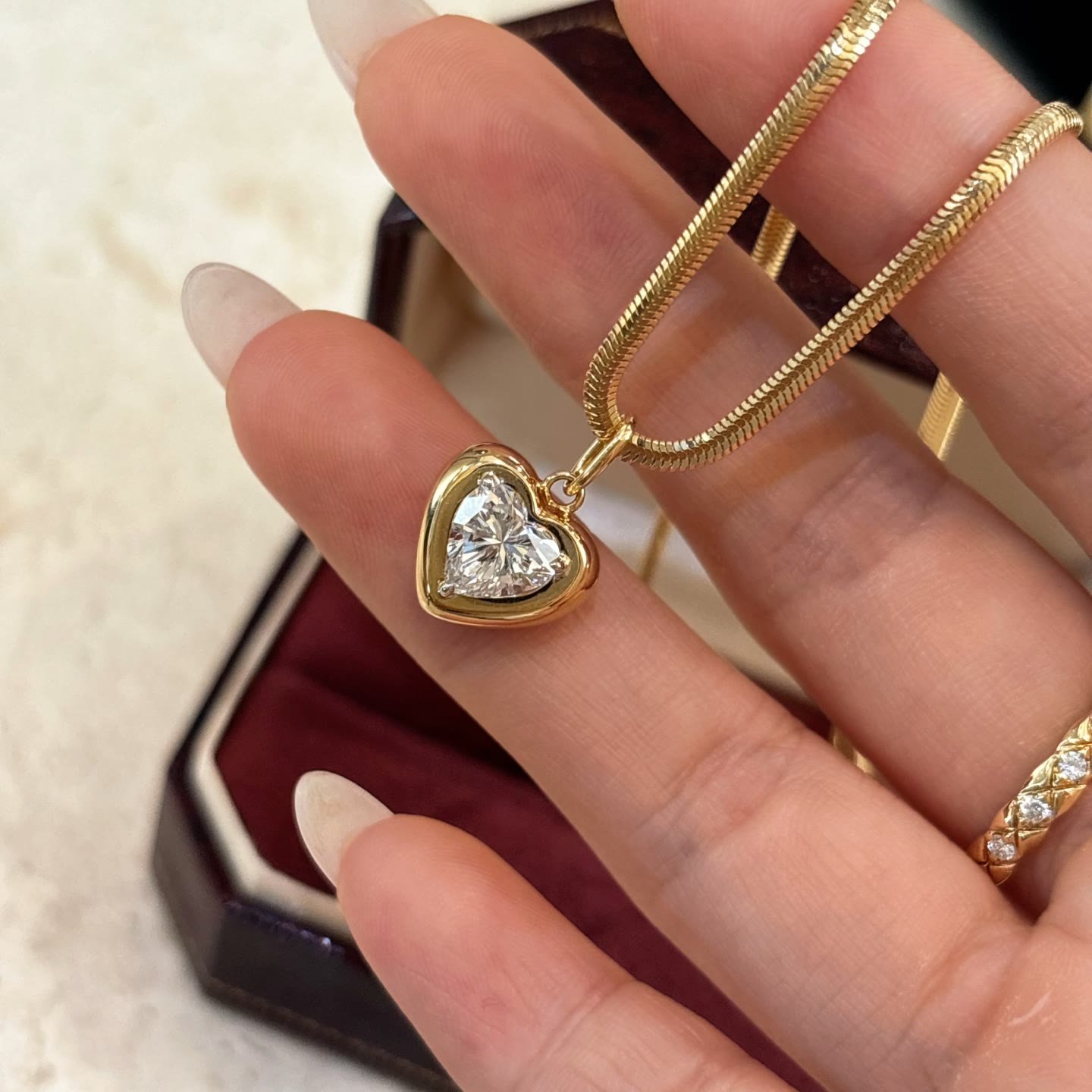 Seraphina Emerald-Cut Three-Stone Lab-Grown Diamond Ring — product photo 4 of 6