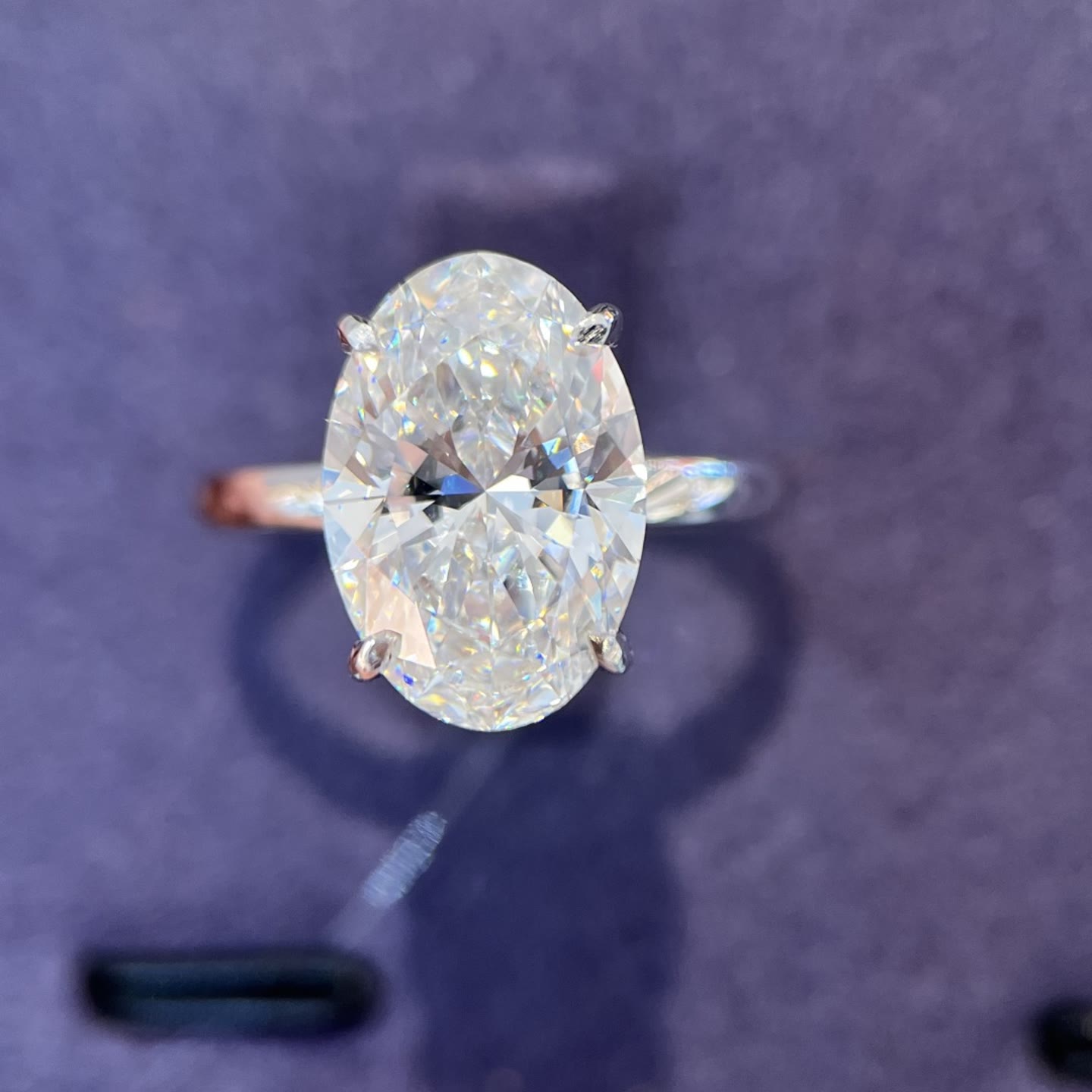 Mirabelle Oval Lab-Grown Diamond Ring — product photo 1 of 1