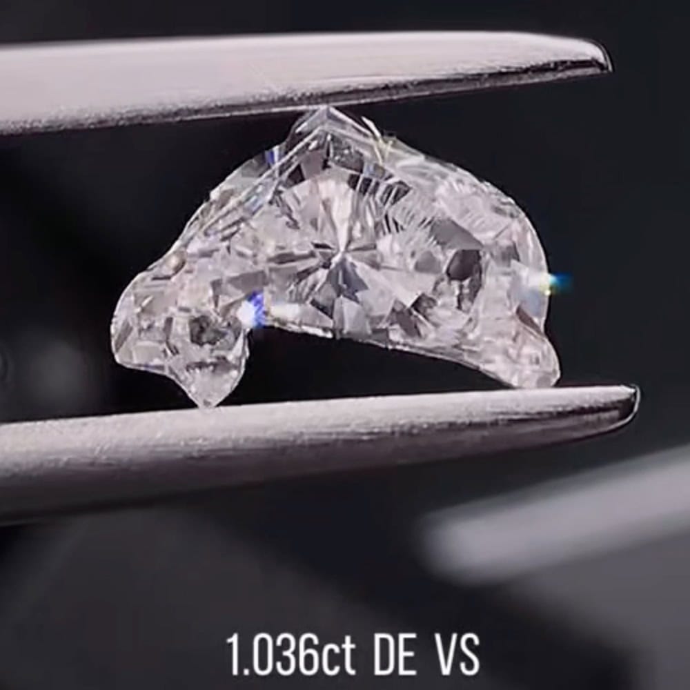 Unique Animal & Fantasy Shape Lab Diamonds | Custom-Cut Designs — product photo 6 of 6