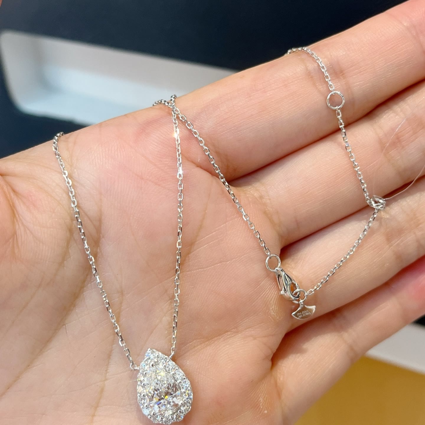 Lorelei Pear-Cut Lab-Grown Diamond Necklace — product photo 1 of 1