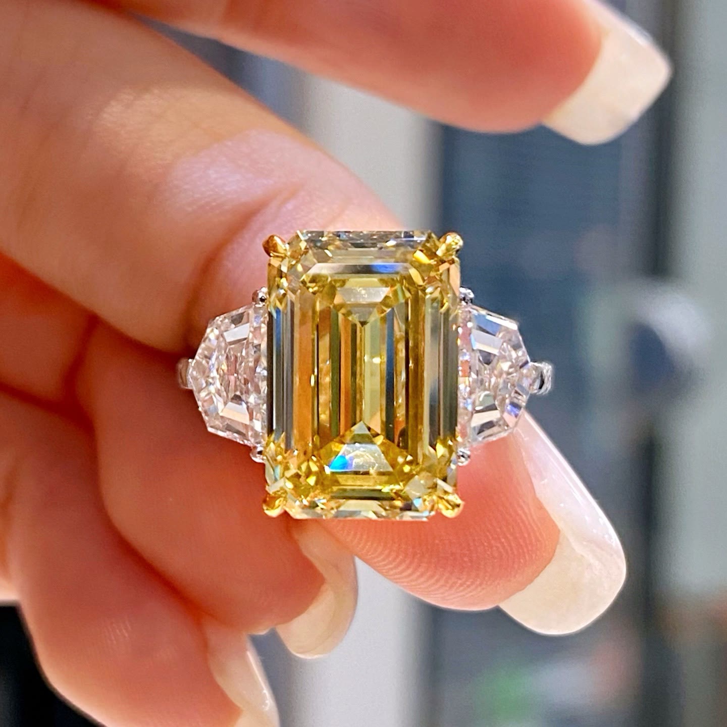 Liora Emerald-Cut Lab-Grown Diamond Ring — product photo 1 of 1