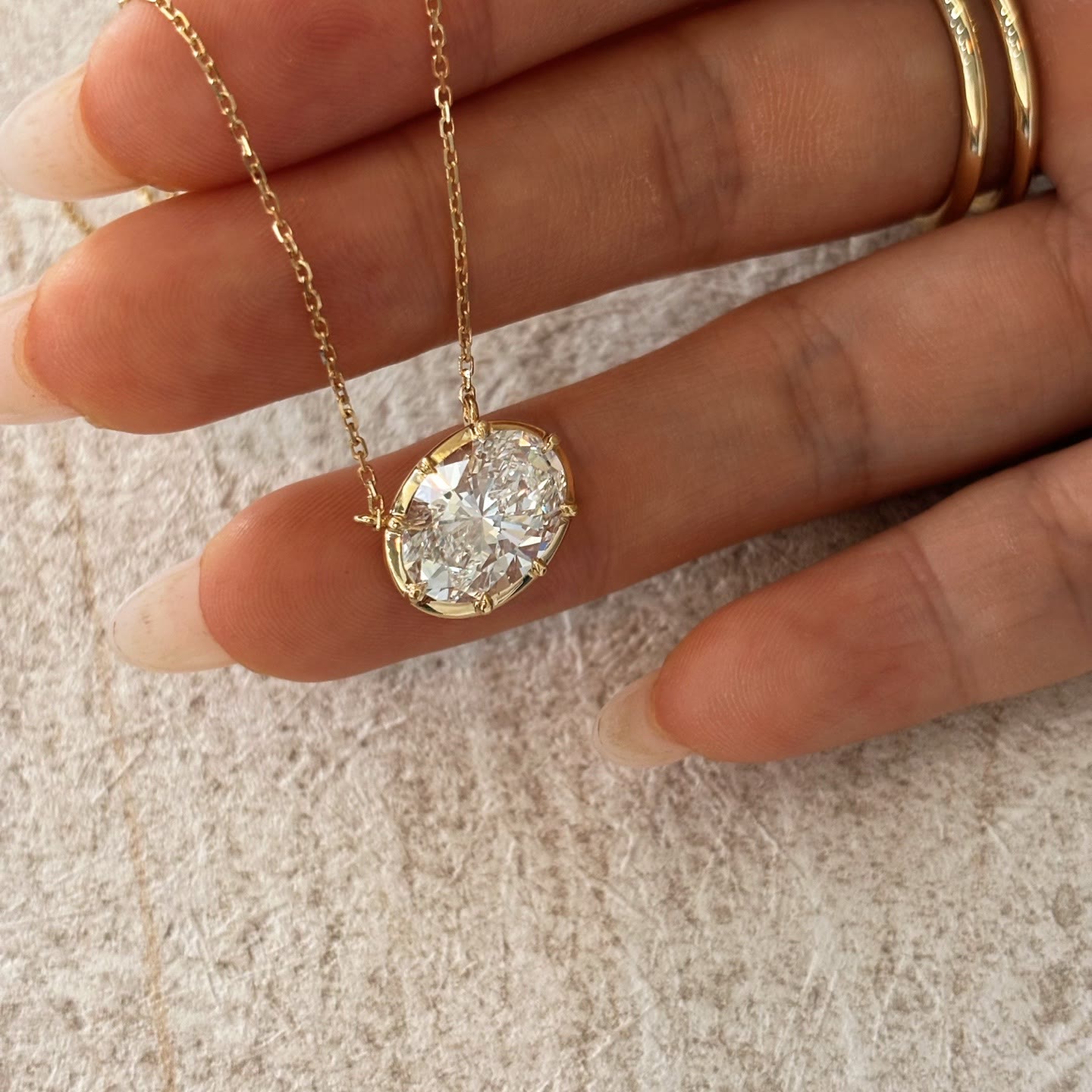 Eliana Pendant Lab-Grown Diamond Necklace — product photo 1 of 1