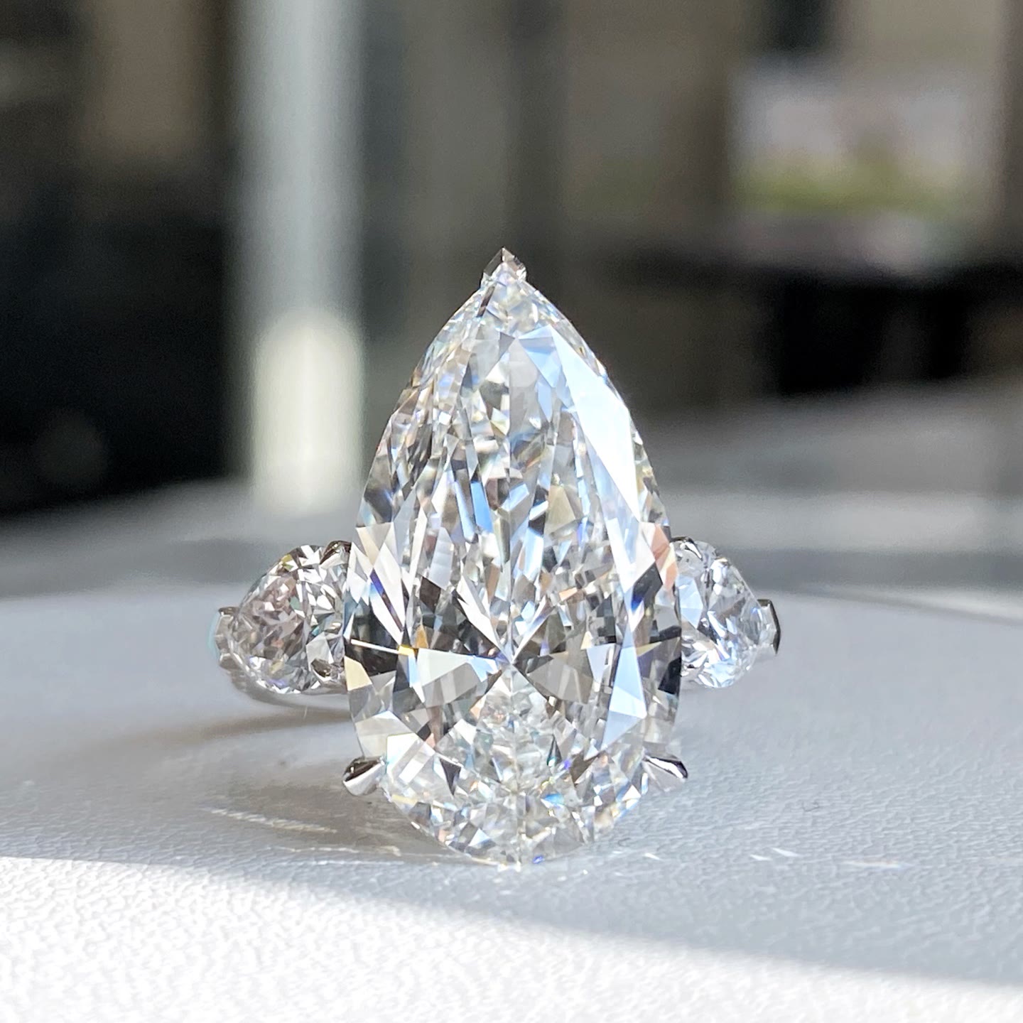 Maribel Pear-Cut Lab-Grown Diamond Ring — product photo 1 of 6