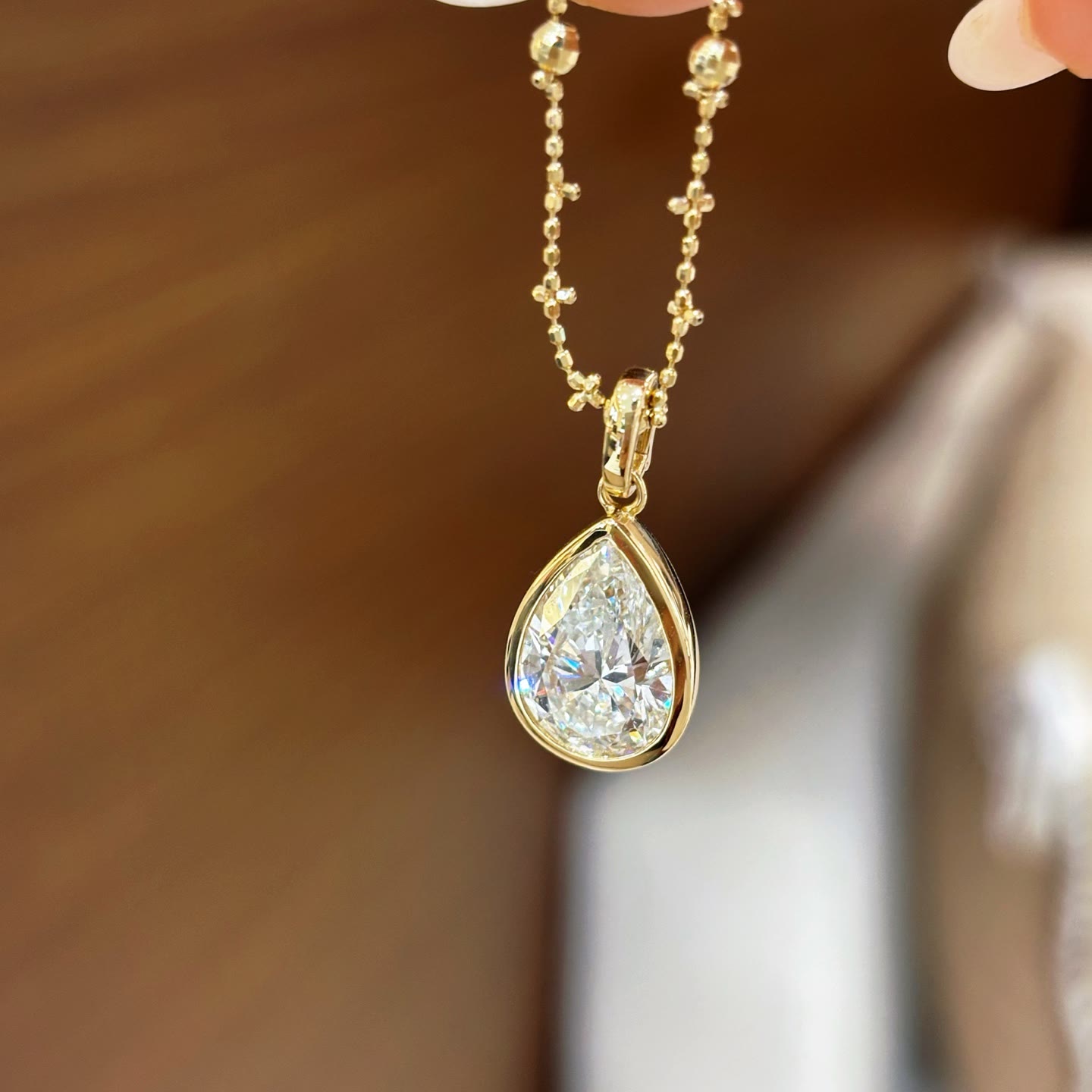 Penelope Pendant Lab-Grown Diamond Necklace — product photo 1 of 1