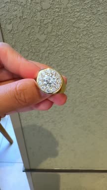 Aurelia Georgian-Inspired Round Lab-Grown Diamond Ring — product photo 5 of 5