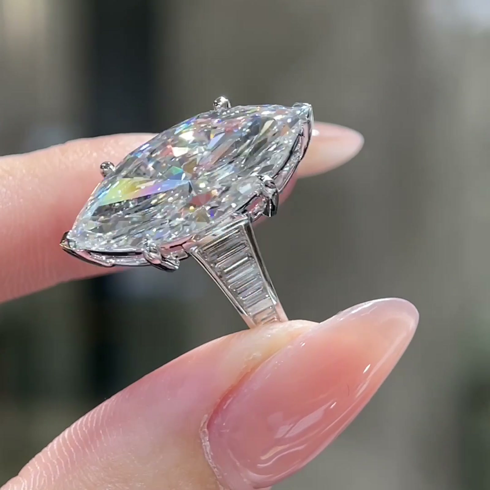 Octavia 8ct Marquise Lab-Grown Diamond Ring — product photo 2 of 4