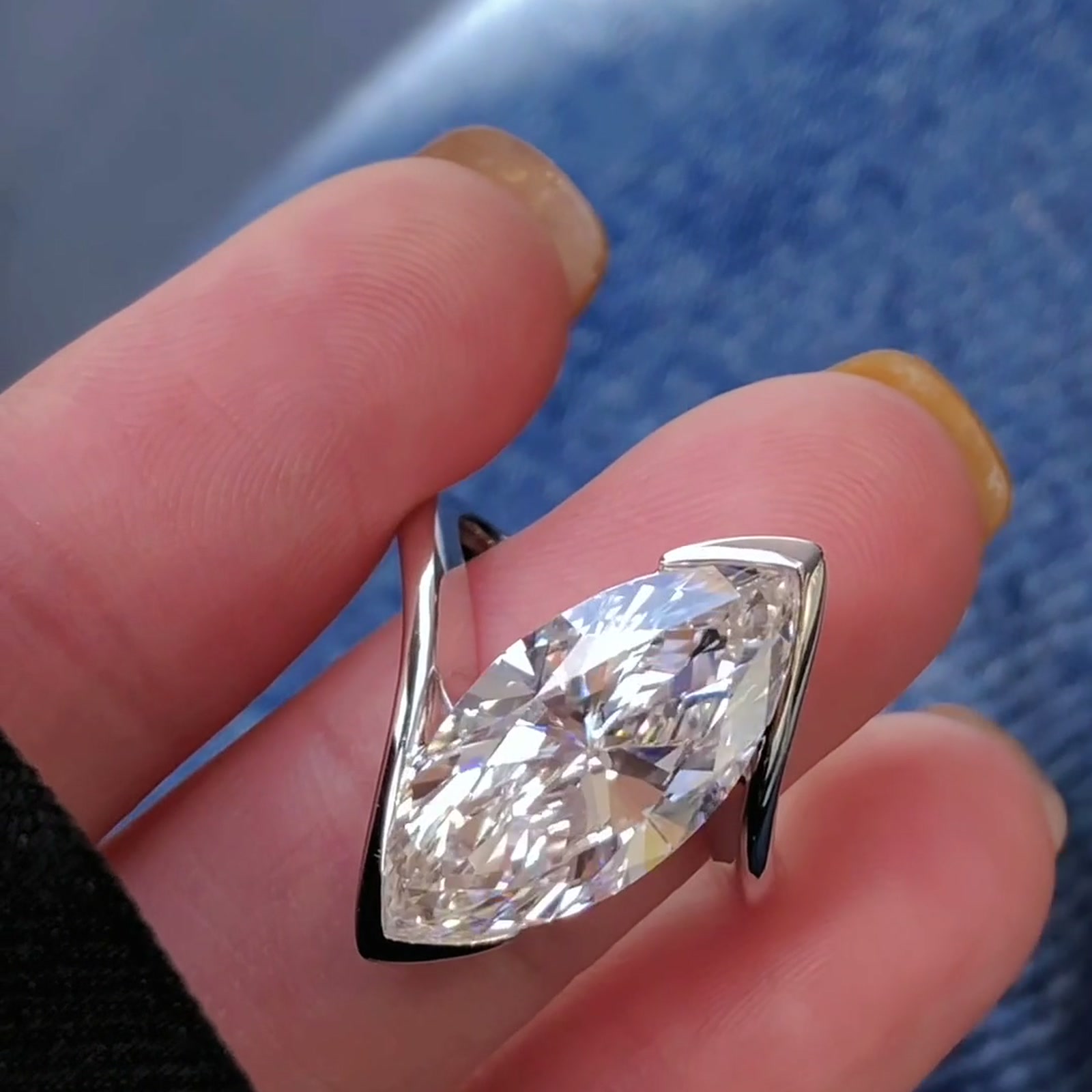 Marquise Lab-Grown Diamond Ring Collection — product photo 3 of 4