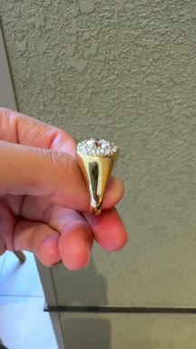 Aurelia Georgian-Inspired Round Lab-Grown Diamond Ring — product photo 4 of 5