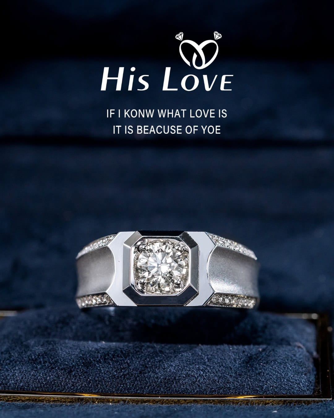 CSS Structured Lab-Grown Diamond Band – Platinum Men’s Diamond Ring — product photo 6 of 6
