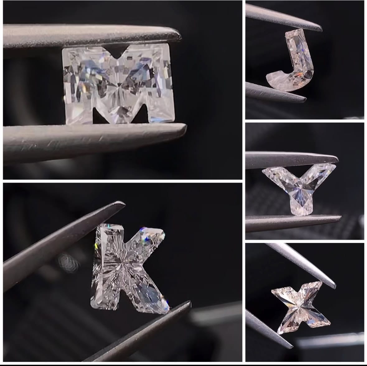 Alphabet Lab-Grown Diamonds | Custom A-Z Letter Shapes — product photo 4 of 6