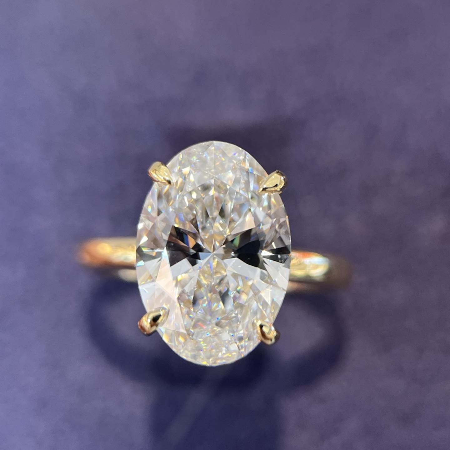 Natalia Oval Lab-Grown Diamond Ring — product photo 1 of 1