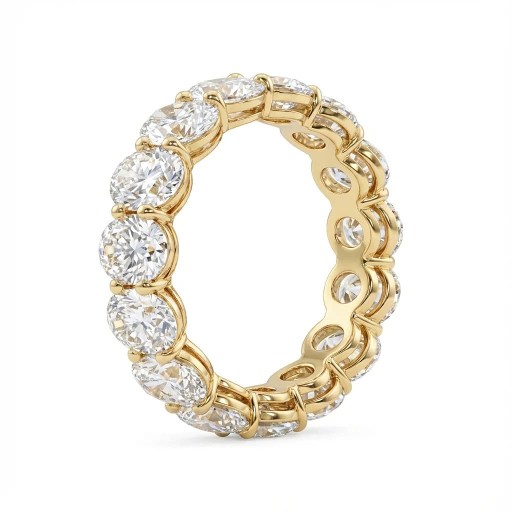 Oval Lab-Grown Diamond Eternity Band — product photo 2 of 4